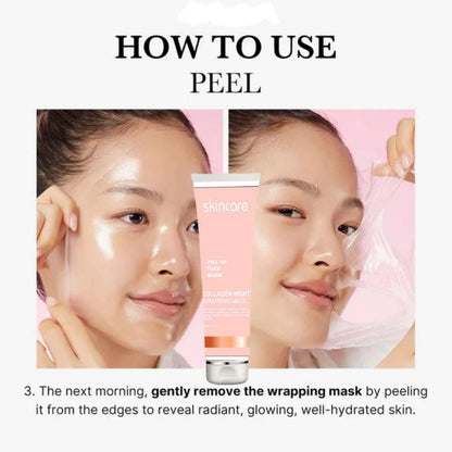 Collagen Night Wrapping Peel Off Mask